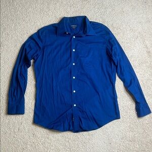 Croft & Barrow Blue Casual Button Down Shirt